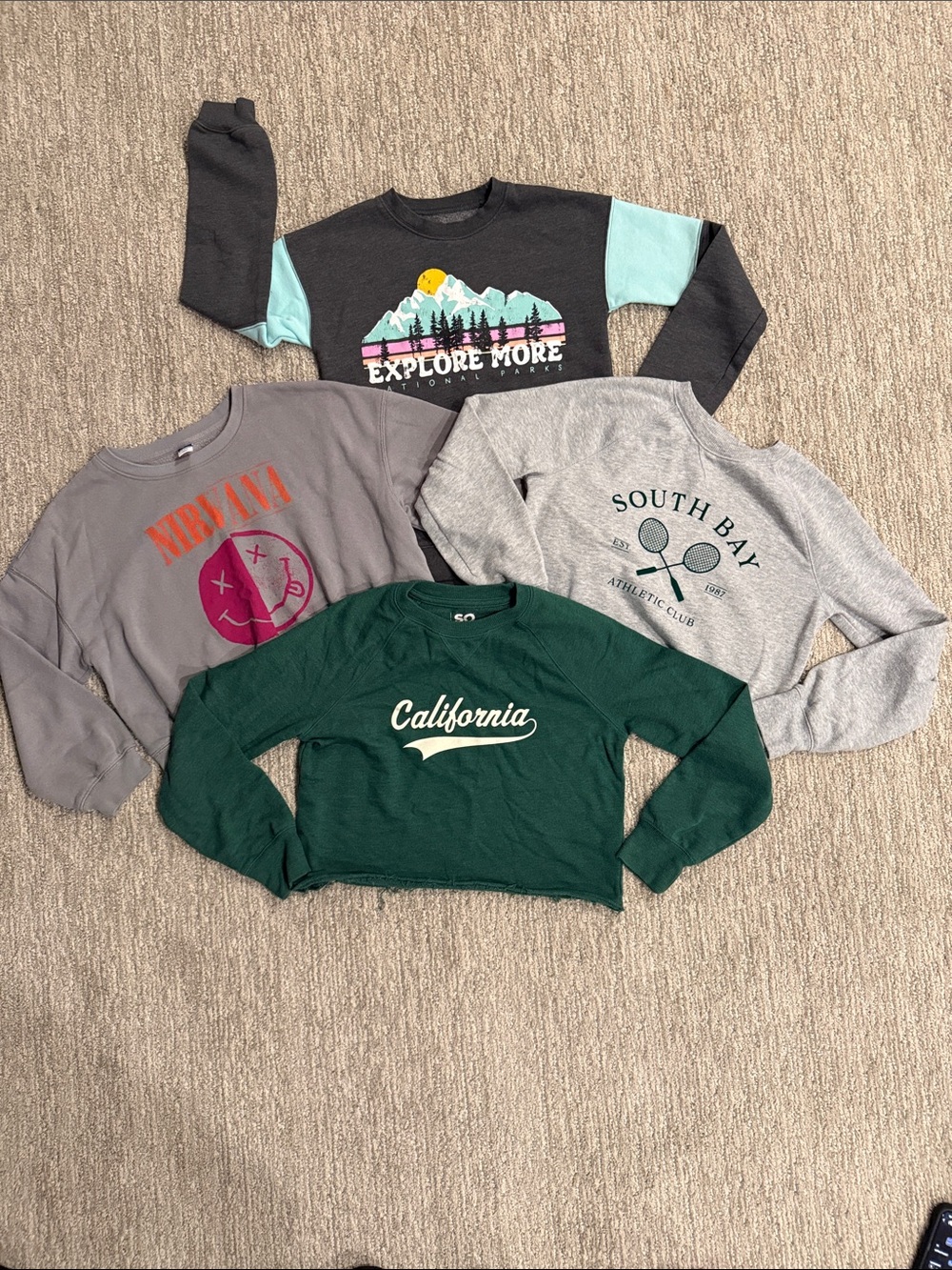 Multiple Brand Sweatshirt Bundle - Size 10/12